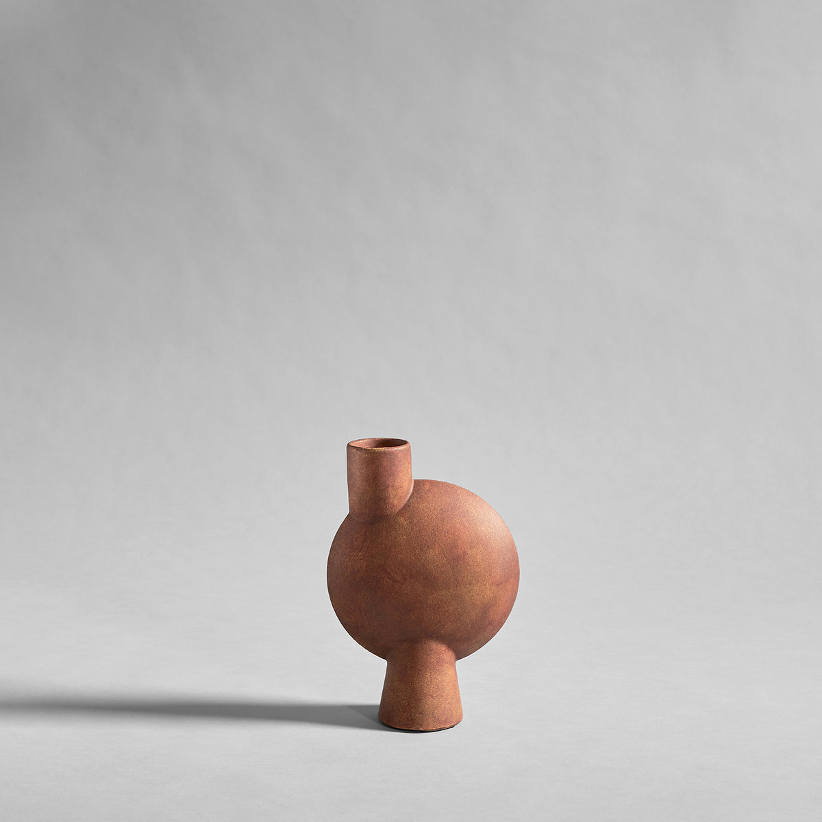 101 CPH Sphere Vase Bubl, Medio -Terracotta