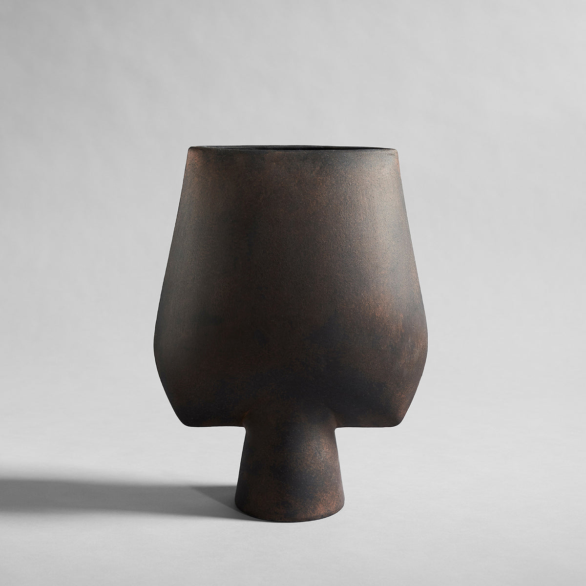 101 CPH Sphere Vase Square, Big - Coffee