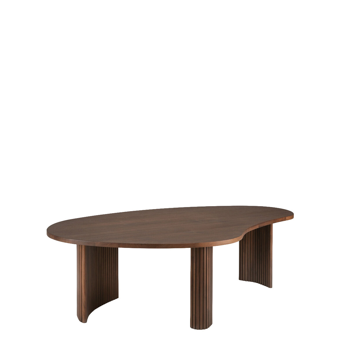 Ethnicraft Boomerang sofabord - 126x74 - Teak Brown