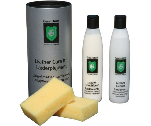 Guardian Læderplejesæt-anilin, semianilin, dækfarvet