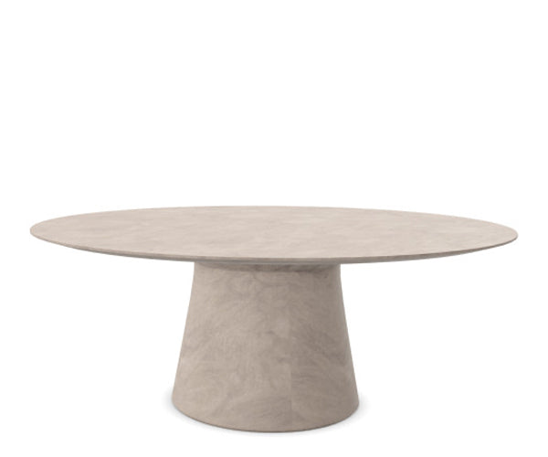 Andreu World Reverse Dining Table - Cement - Ø180cm.