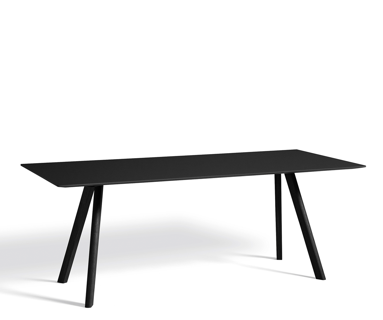 HAY CPH30 2.0 Table - 200x90cm - Sort Linolium - Sort