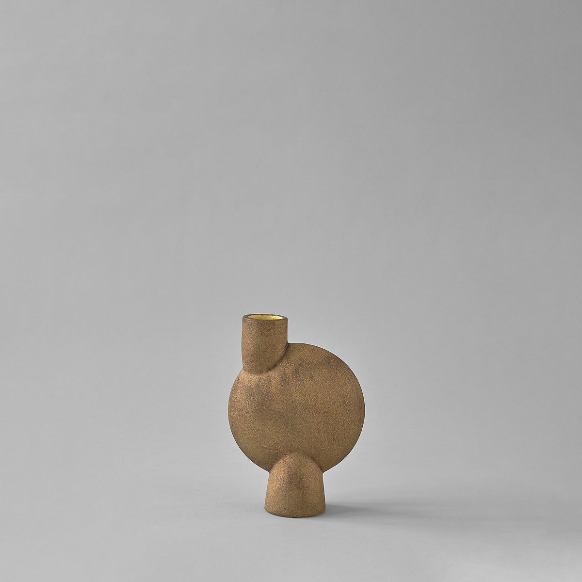 101 CPH Sphere Vase Bubl, Medio - Ocher