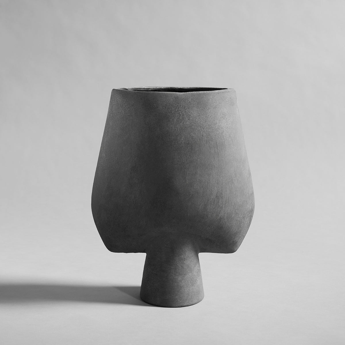 101 CPH Sphere Vase Square, Big - Dark Grey