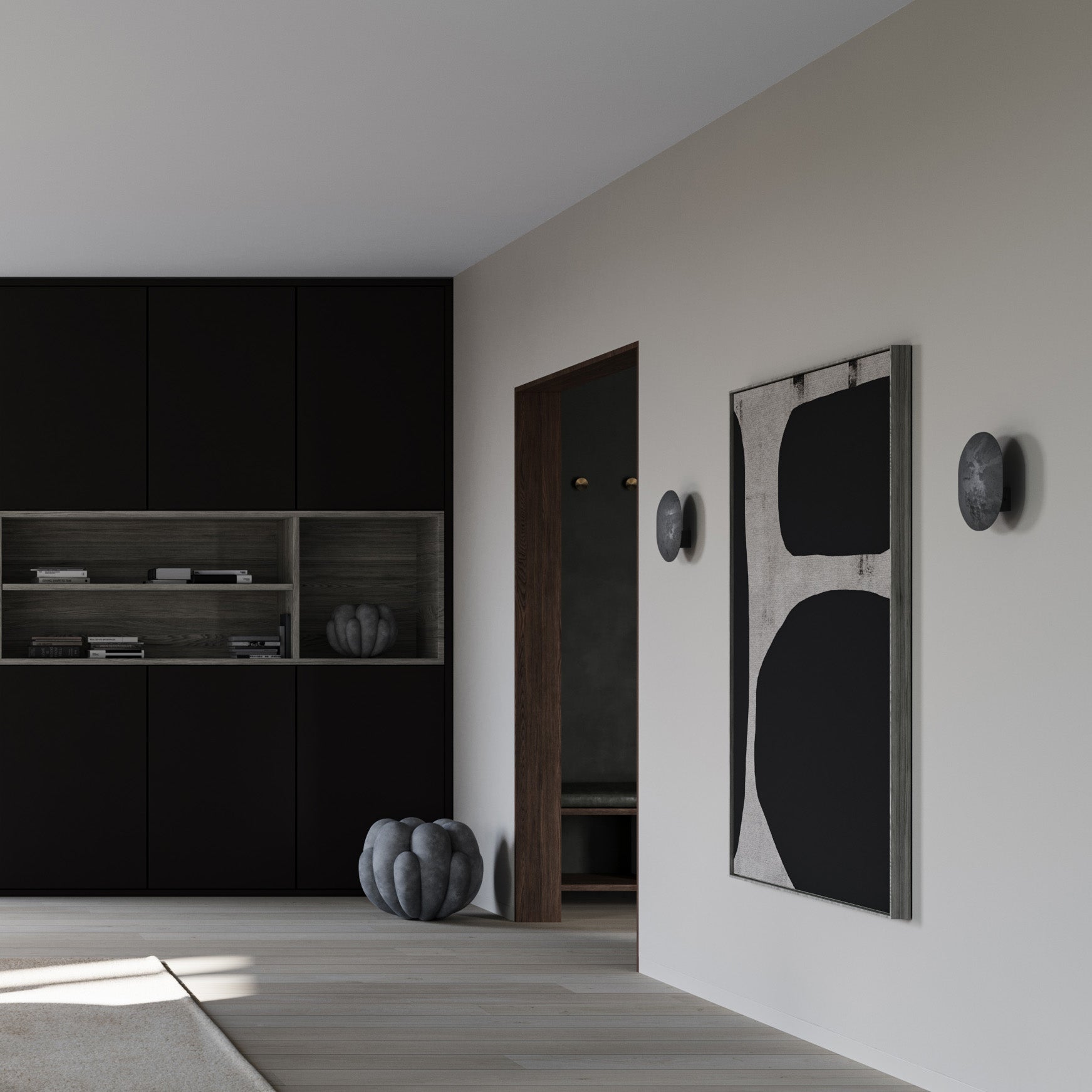 101 CPH Clam Wall Lamp - Oxidized