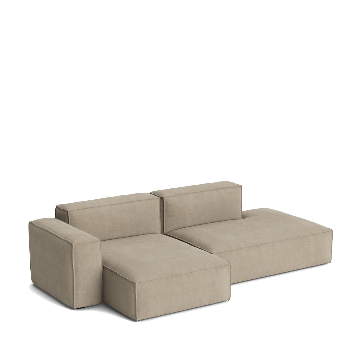 HAY Mags Soft Sofa - 2,5P - Low Arm - Combination 3 - Aftageligt Betræk - Linara 216
