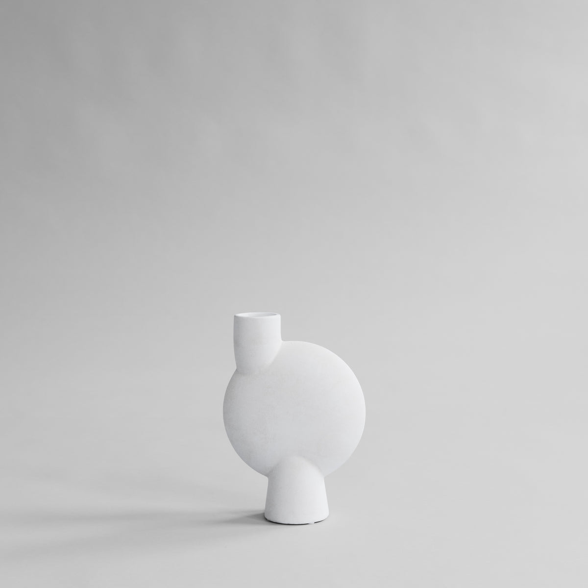 101 CPH Sphere Vase Bubl, Medio - Bone White