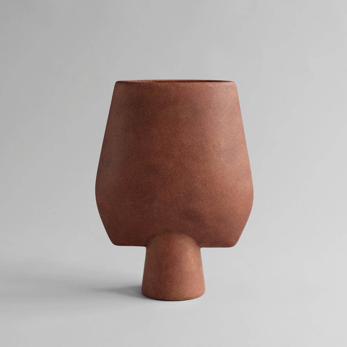 101 CPH Sphere Vase Square, Big - Terracotta
