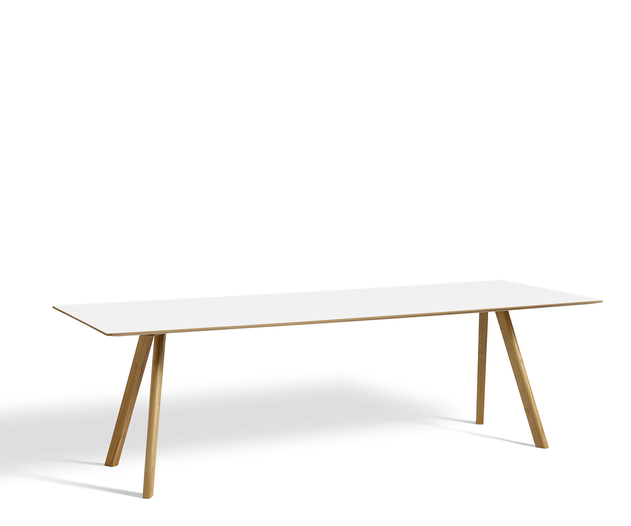 HAY CPH30 2.0 Table - 250x90cm - Eg Matlak - Hvid Laminat