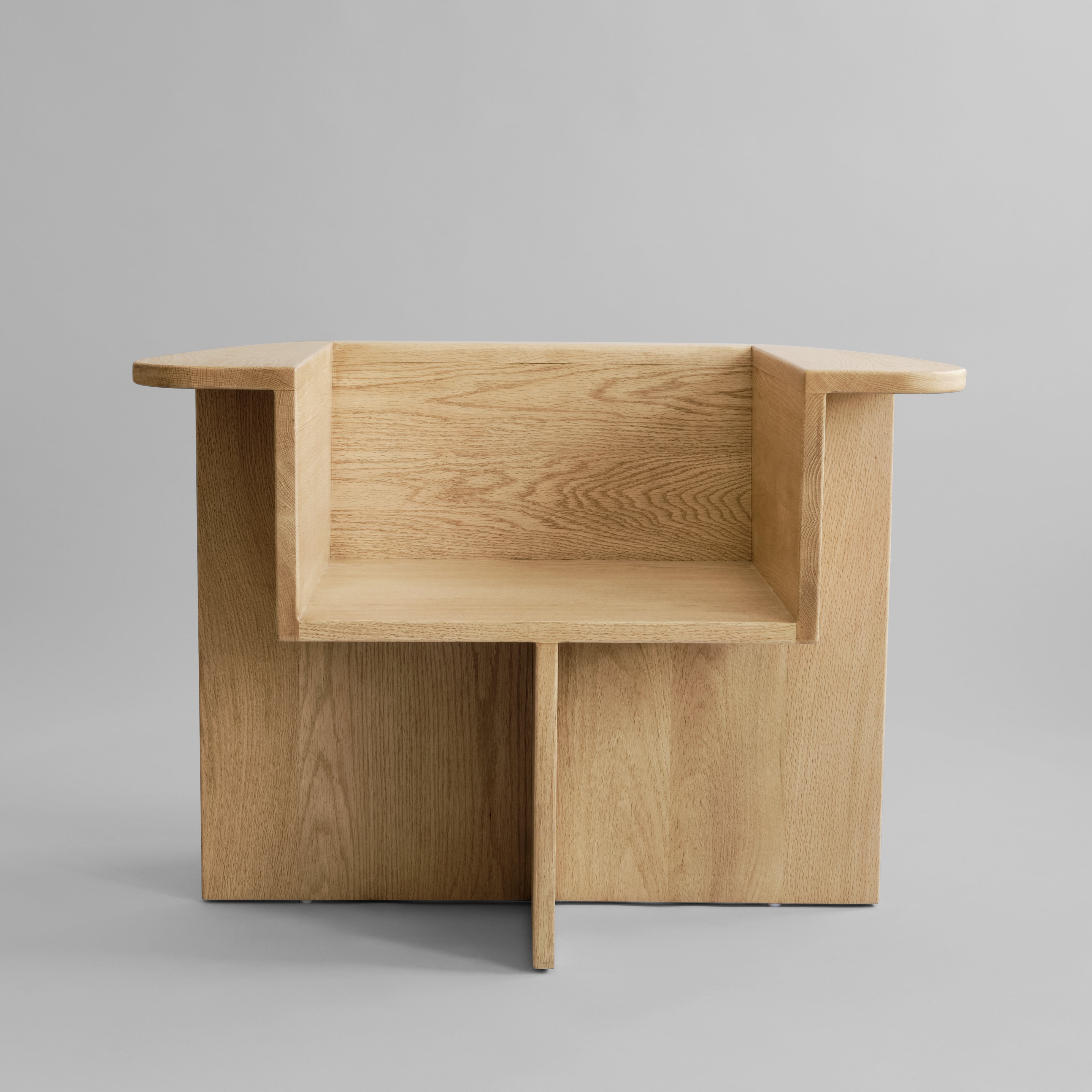 101 CPH Brutus Lounge Chair - Natural Oak