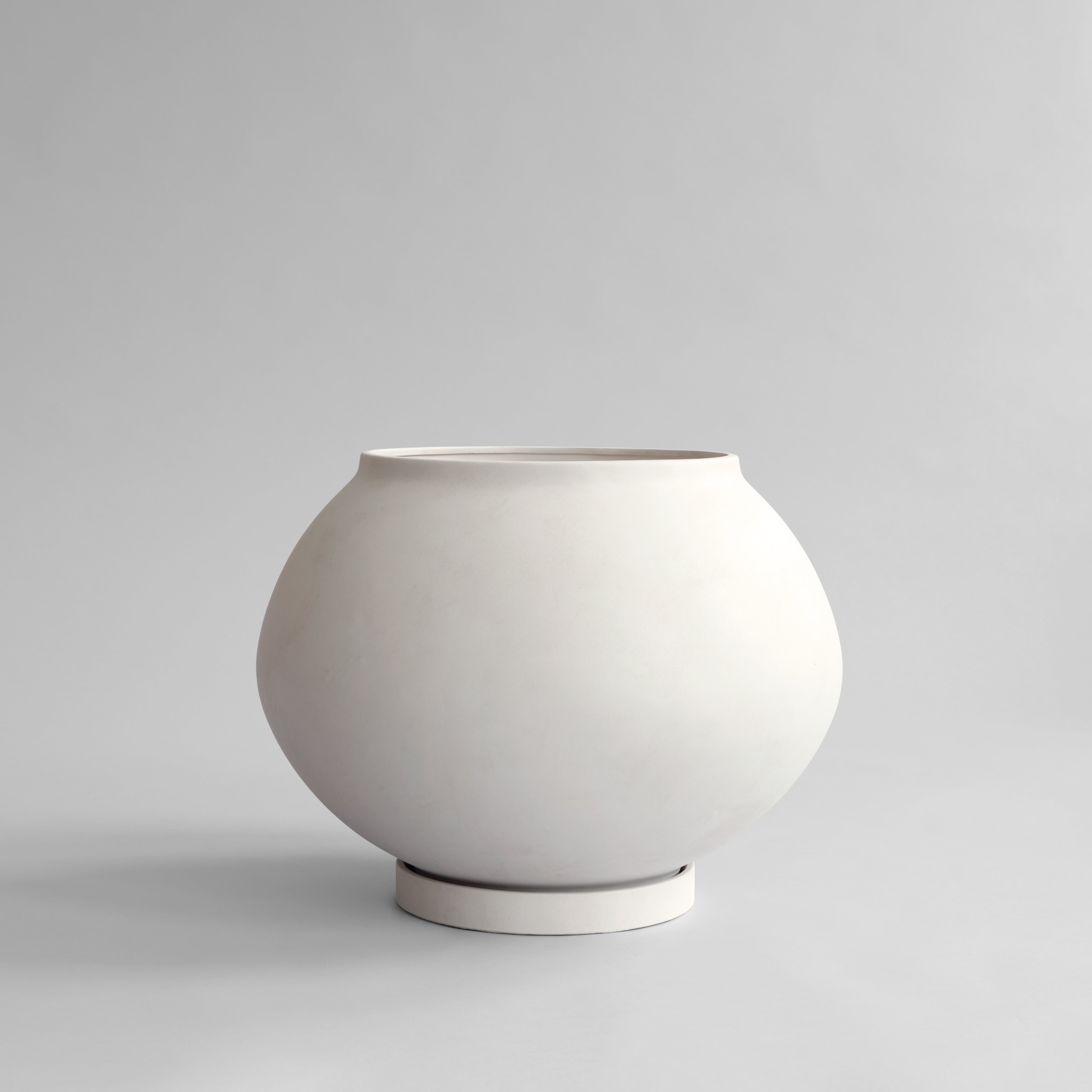 101 CPH Sunao Plant Pot Fat, Hexa - Birch