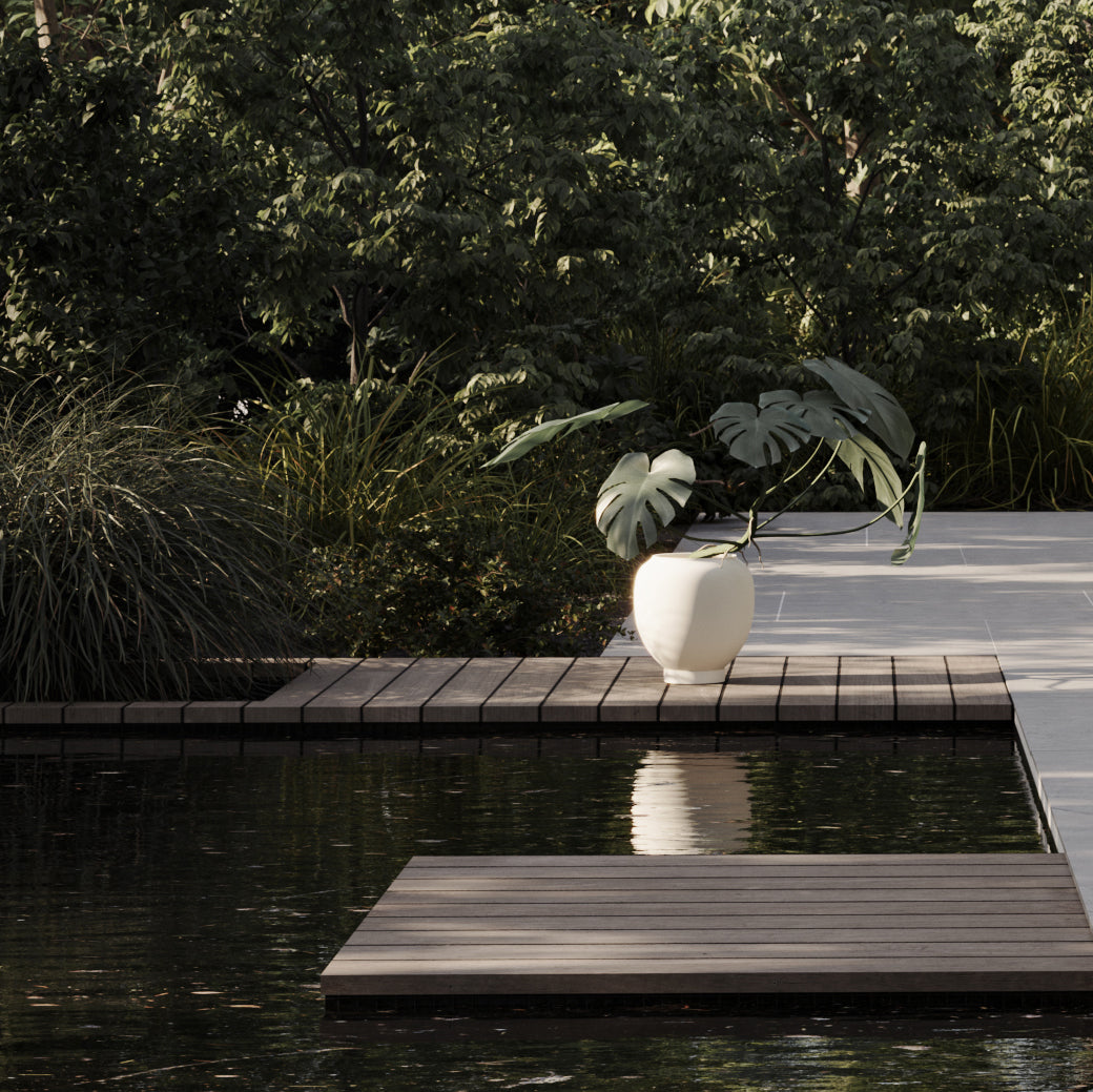 101 CPH Sunao Plant Pot, Medio - Birch