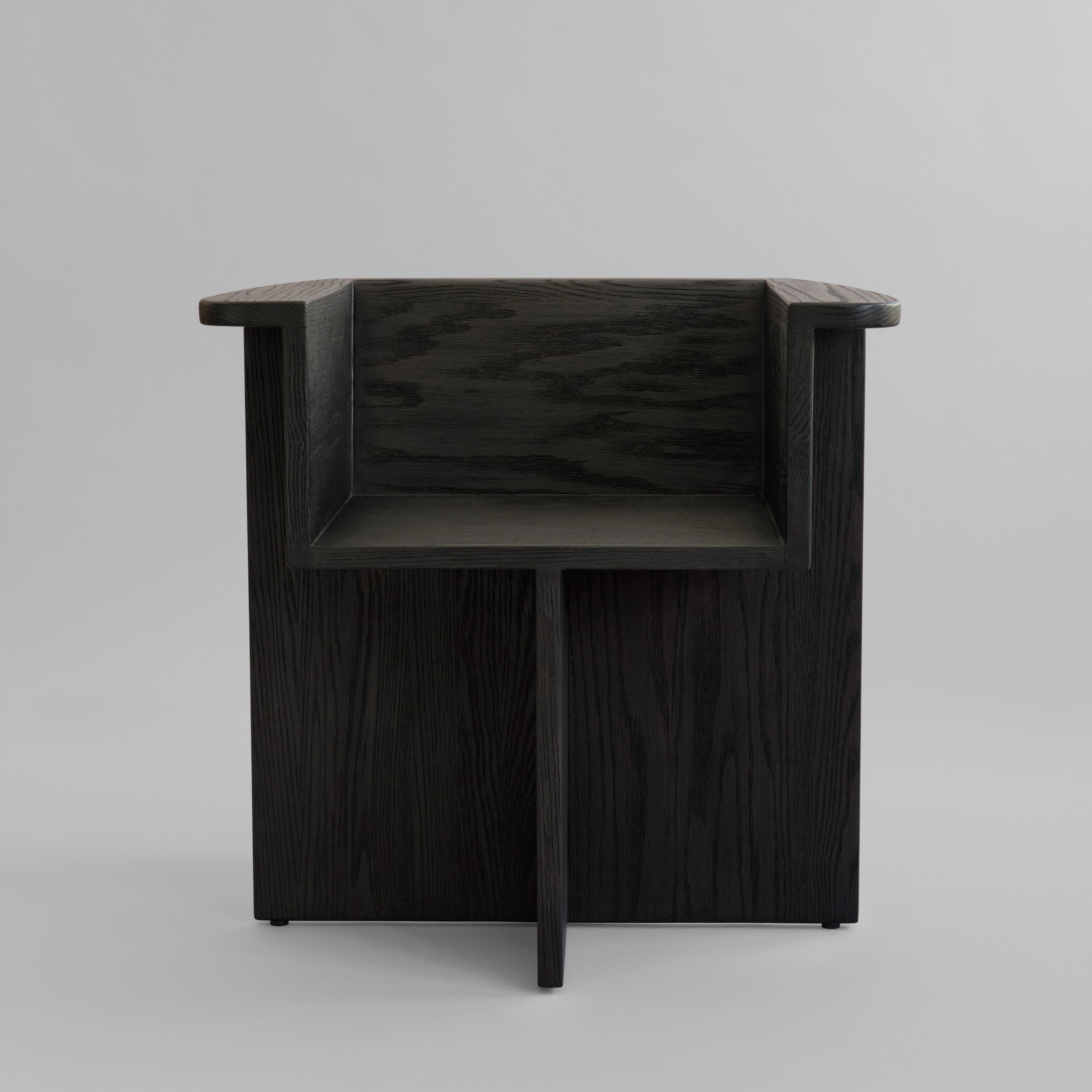 101 CPH Brutus Dining Chair - Coffee Black Oak