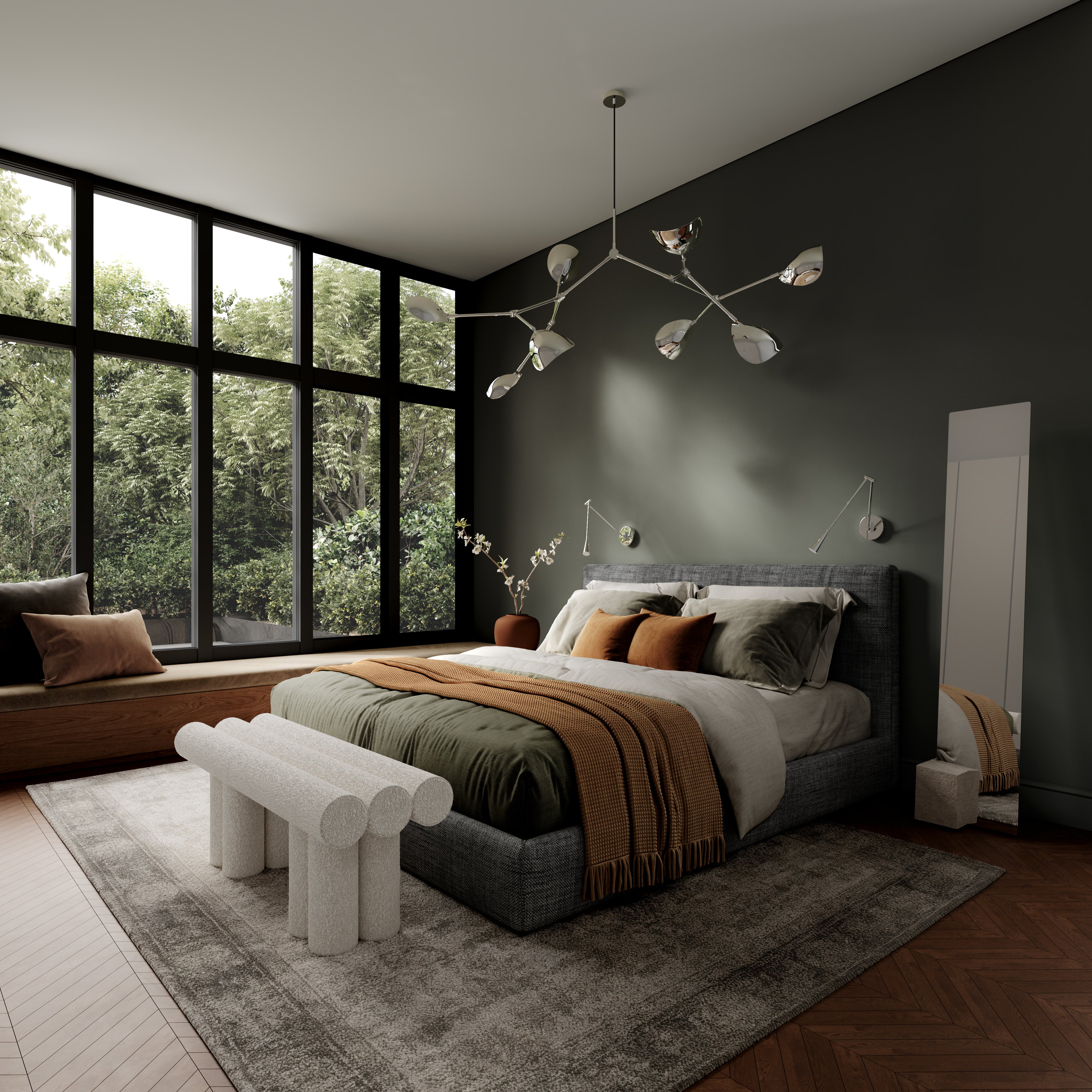 101 CPH Stingray Chandelier - Chrome