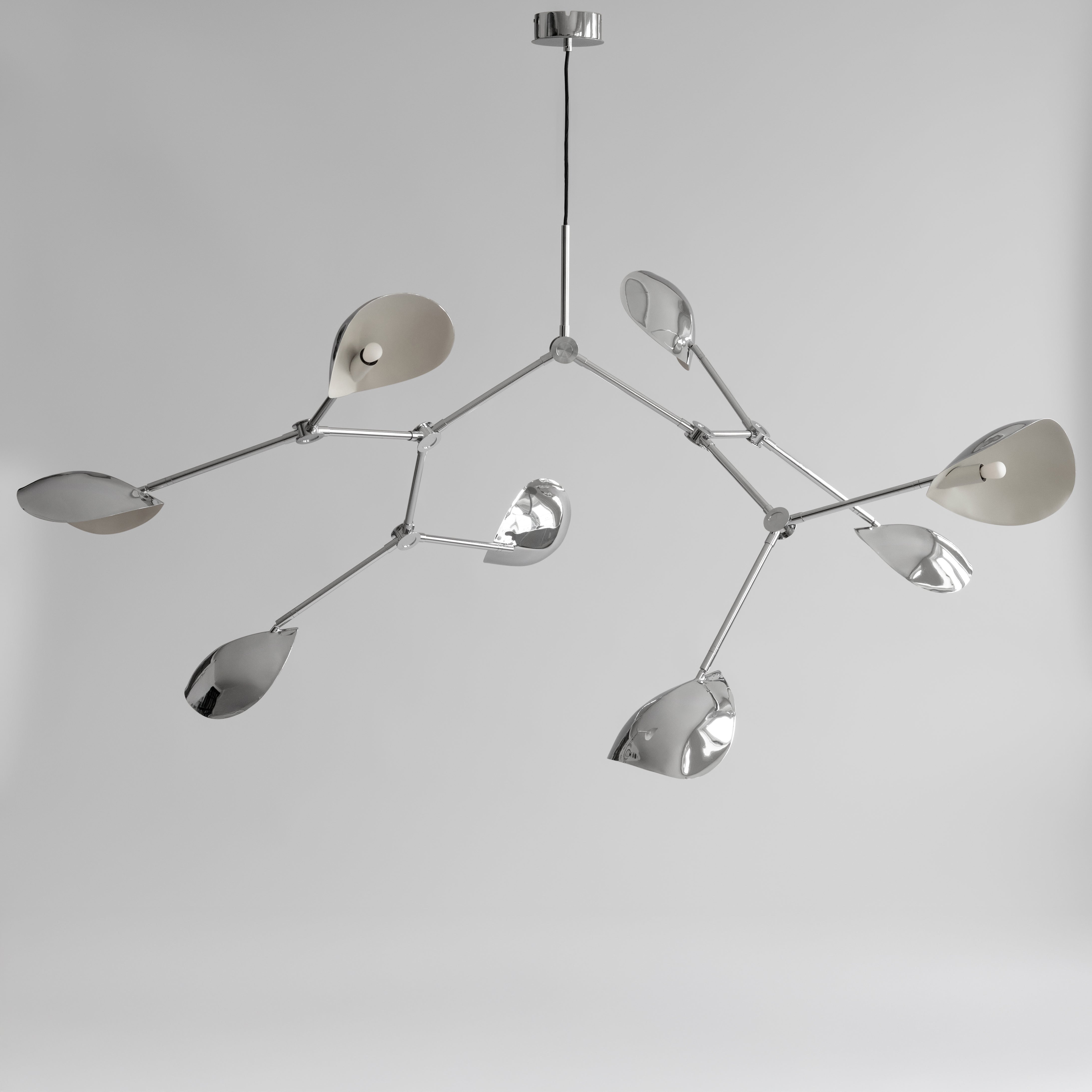 101 CPH Stingray Chandelier, Grande - Chrome