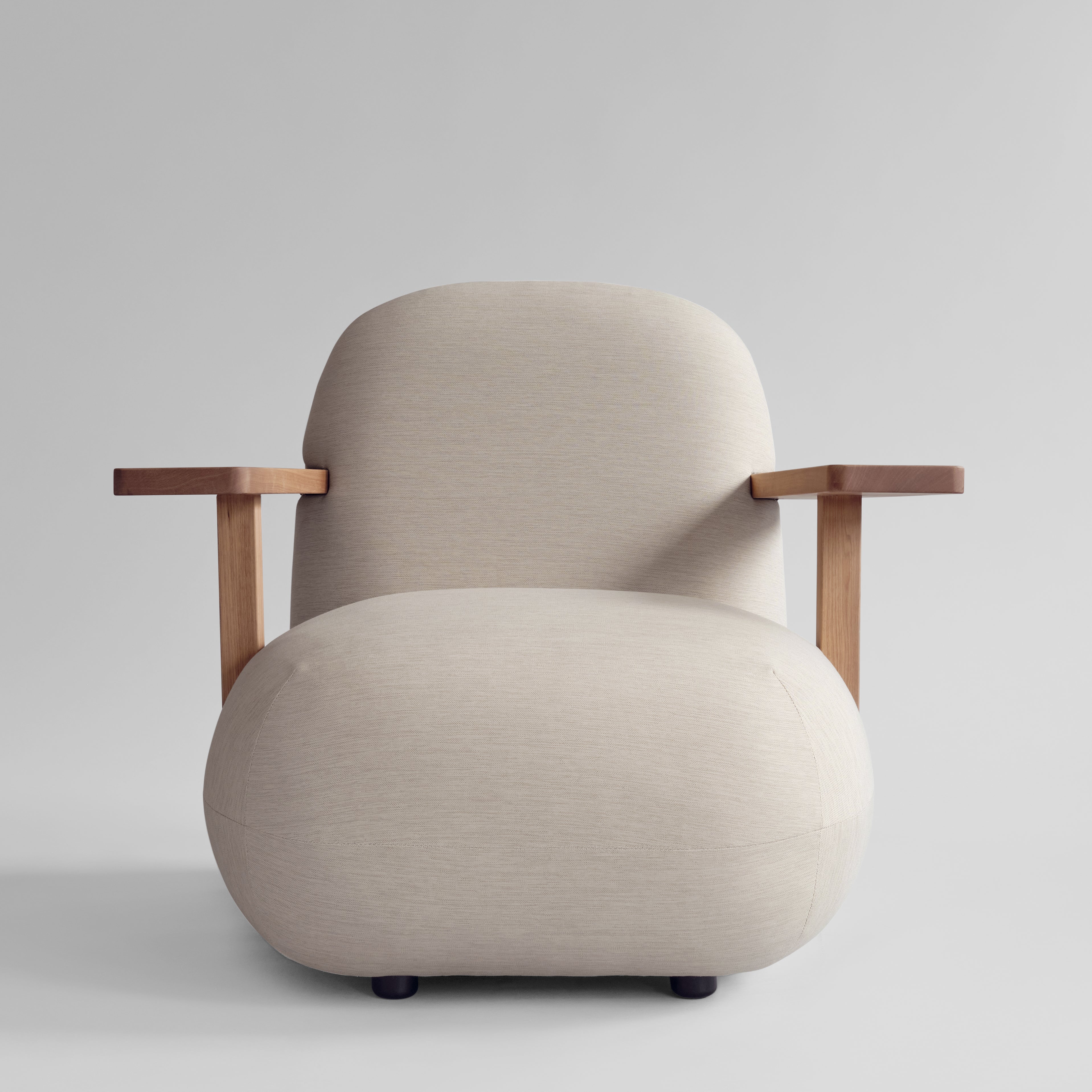 101 CPH Toe Chair Armrest - Teak / Warm Ash