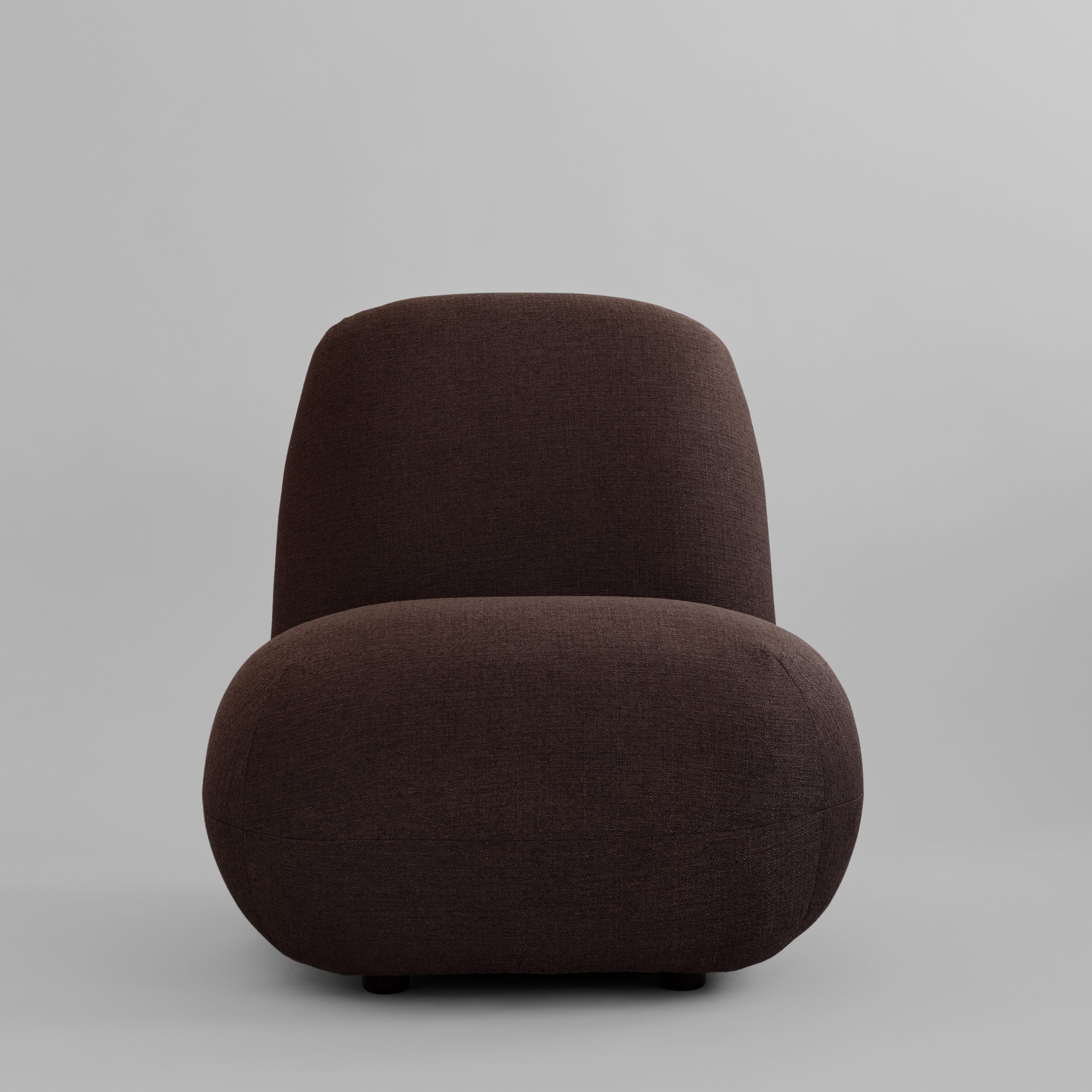 101 CPH Toe Chair, Flat - Dark Brown
