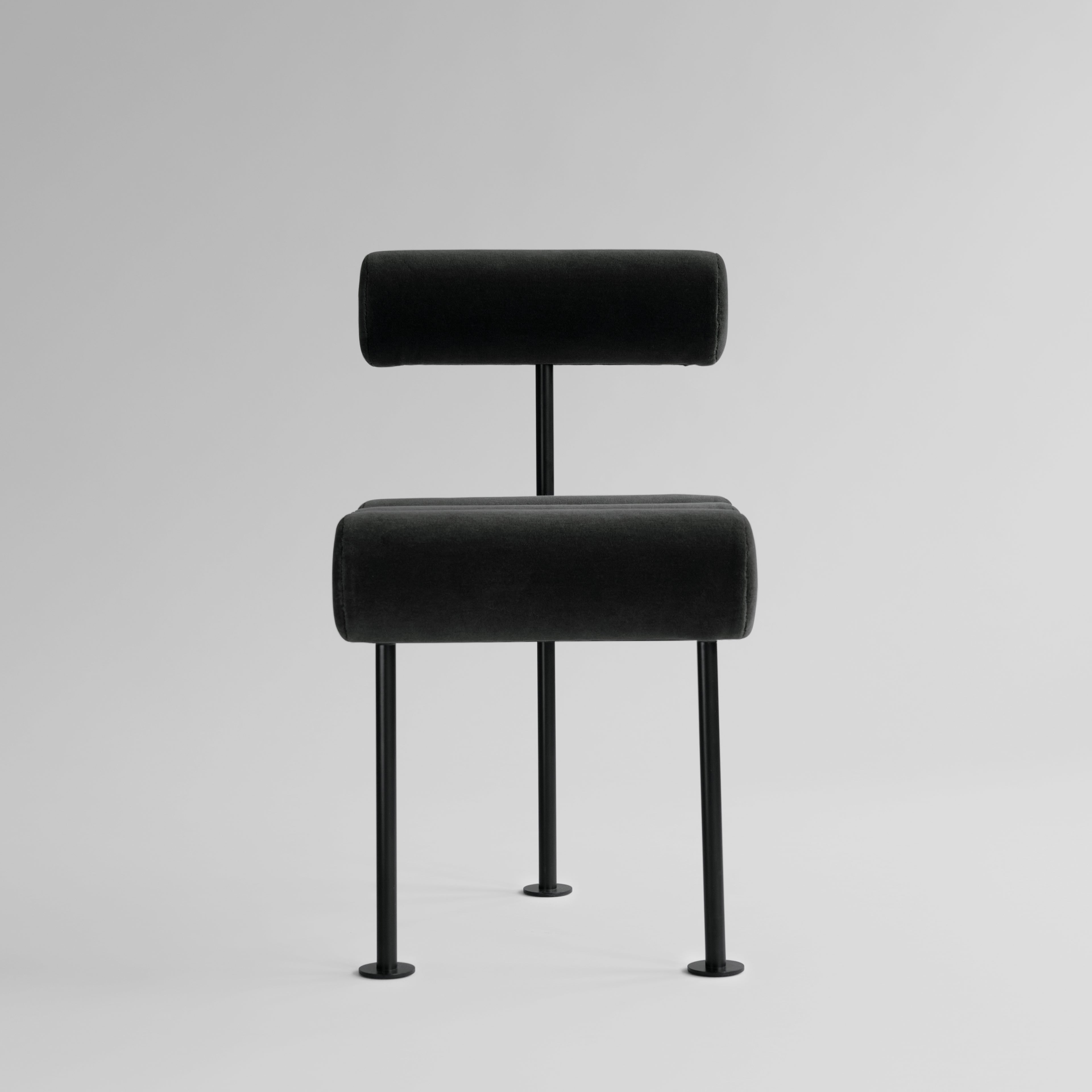 101 CPH Hiro Dining Chair, Black Frame - Peat