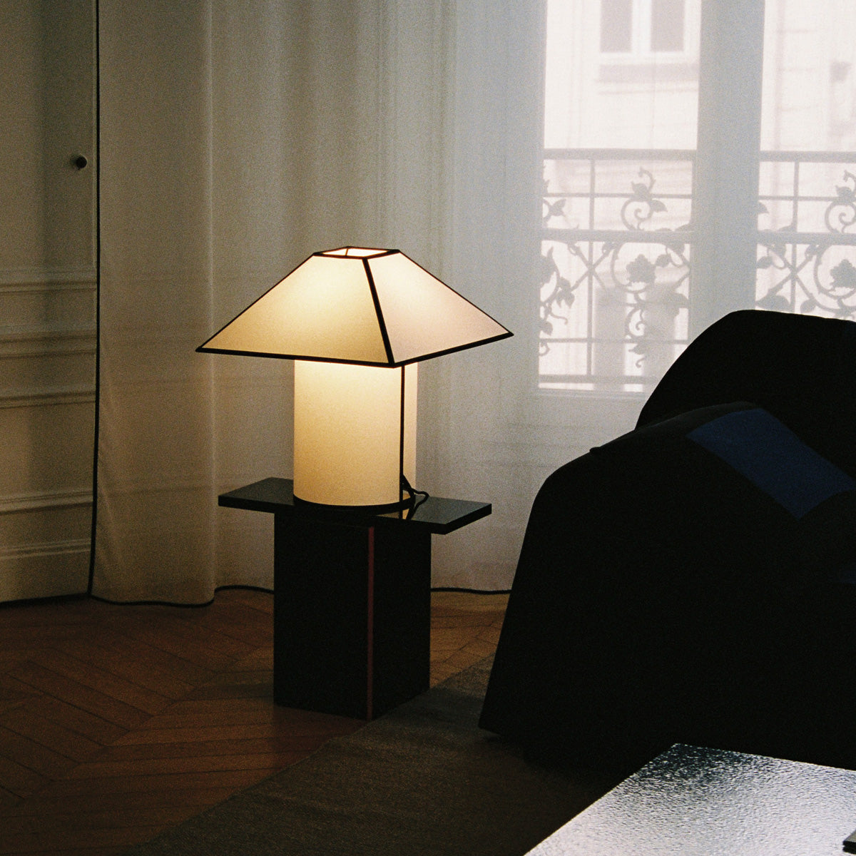 HAY Ava Pyramid Table Lamp - 450 - White