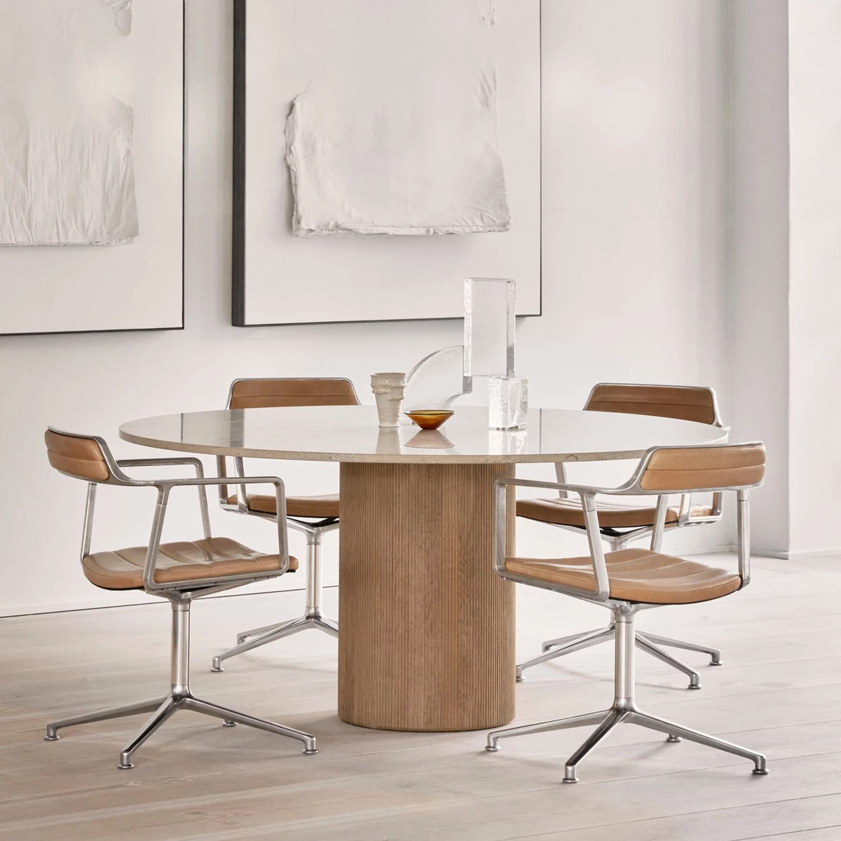 Vipp 452 Swivel Chair - Gliders - Læder