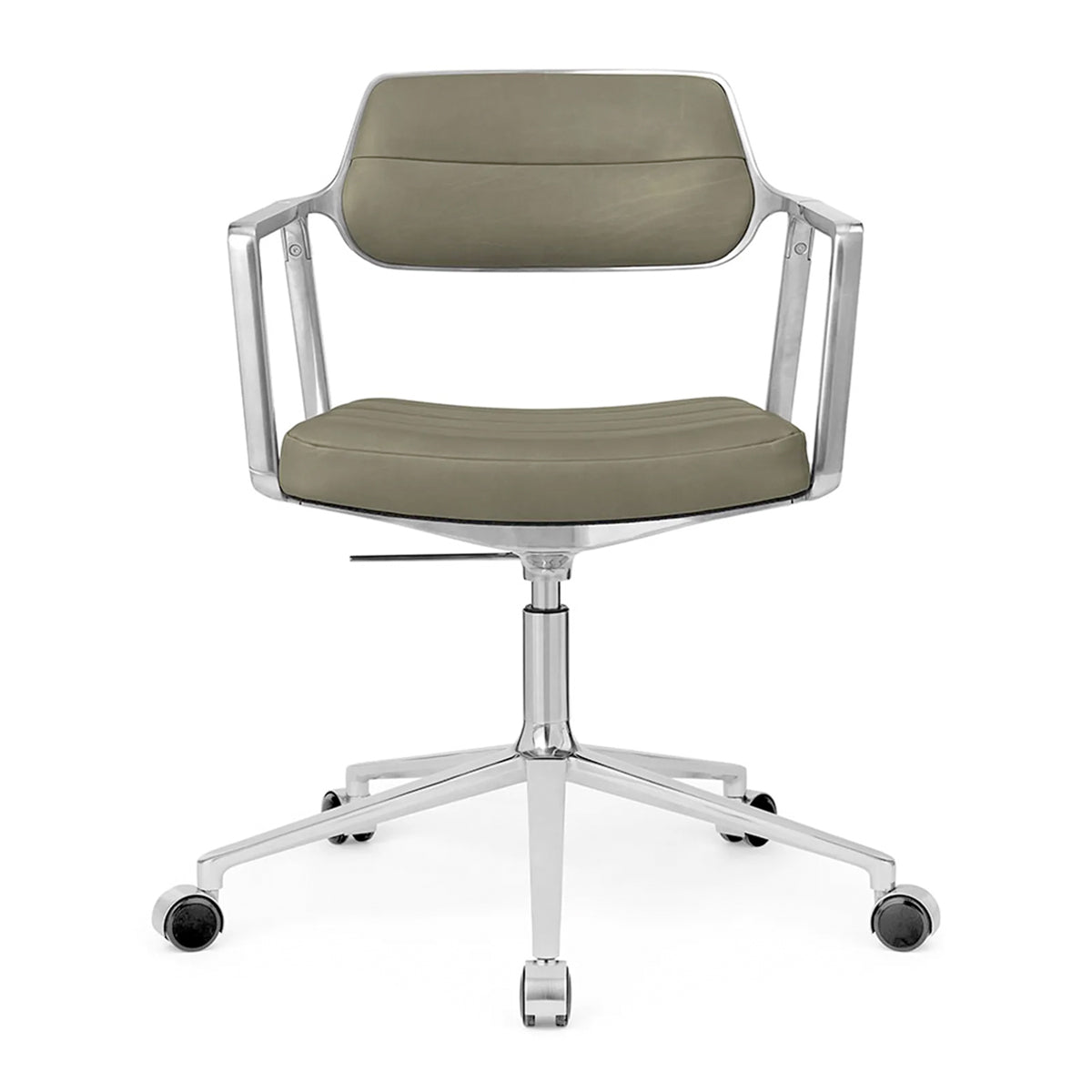 Vipp 453 Swivel+ Chair - Castors - Læder