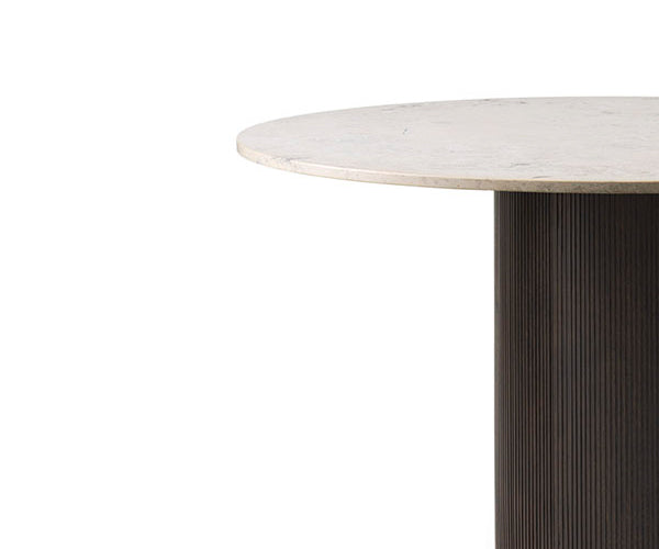 Vipp 494 Cabin Spisebord - Mørk Eg - Beige Marmor