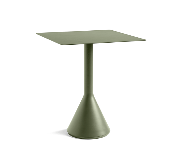 HAY Palissade Cone Table - 65x65cm. - Olive