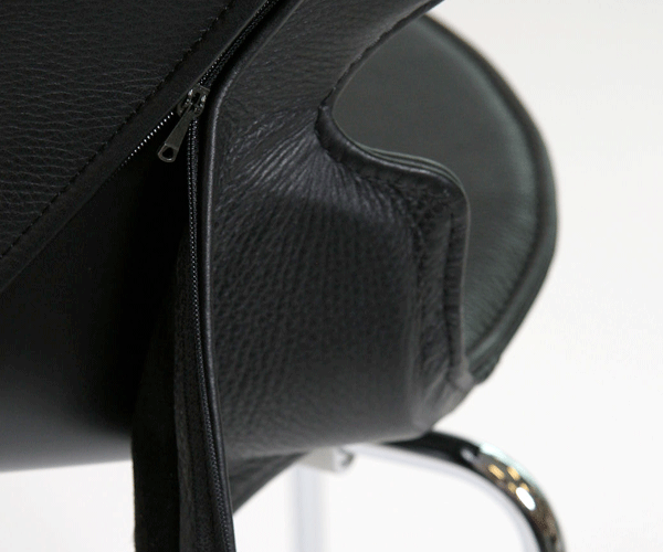 Bent Hansen helbetræk til syverstol - Sort Zenso Læder