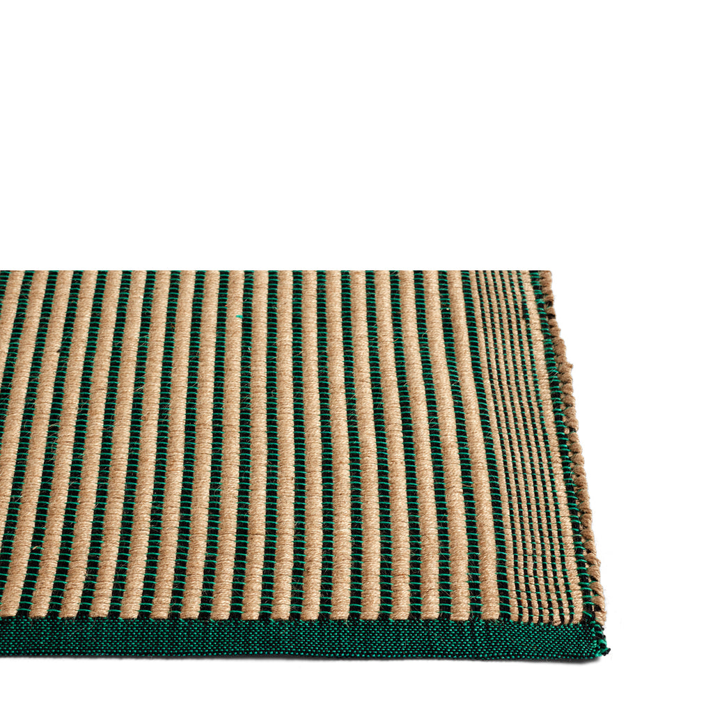 HAY Tapis Mat - 80x200cm - Black And Green | Trendbazaar.dk