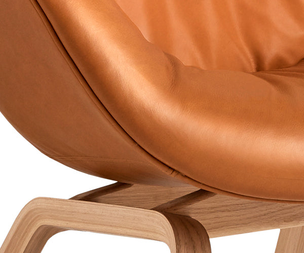 HAY About a Lounge Chair Soft (AAL83) Sense Cognac Læder