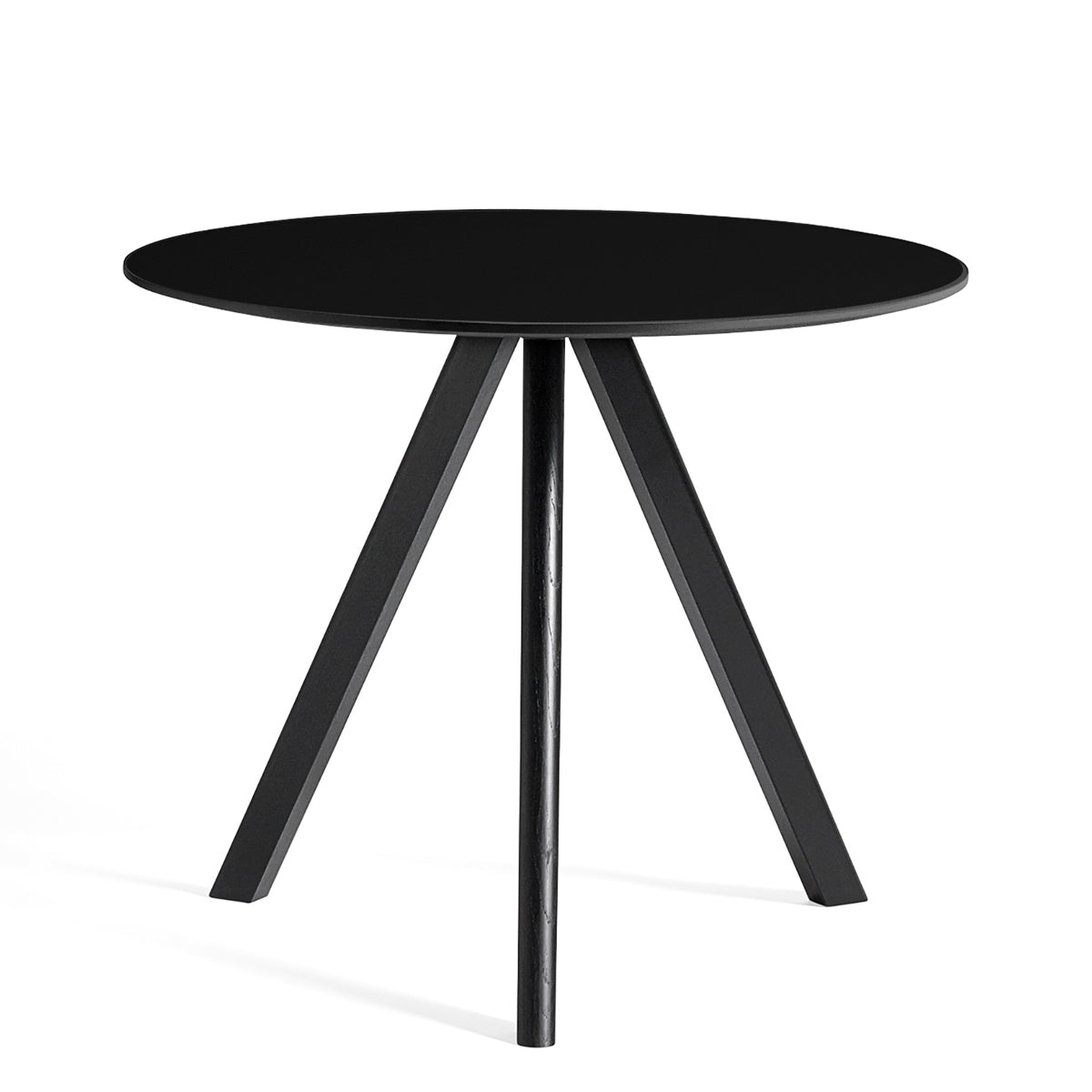 HAY CPH 20 Round Table - Ø90cm - Sort Eg - Sort Laminat