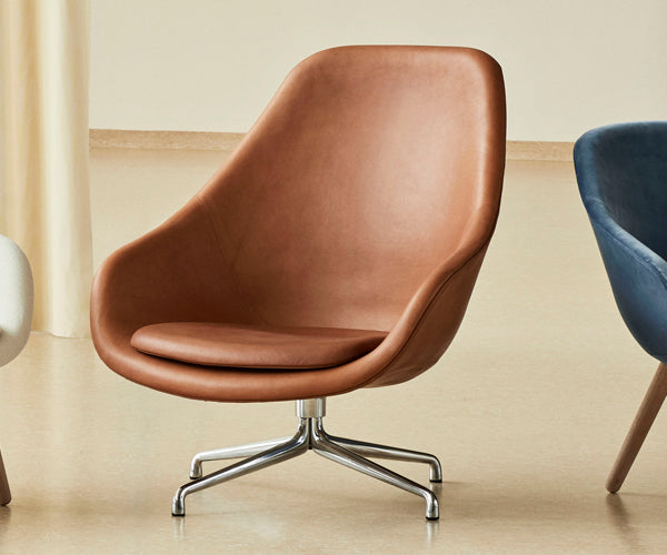 HAY About a Lounge Chair (AAL91) - Sense Cognac Læder