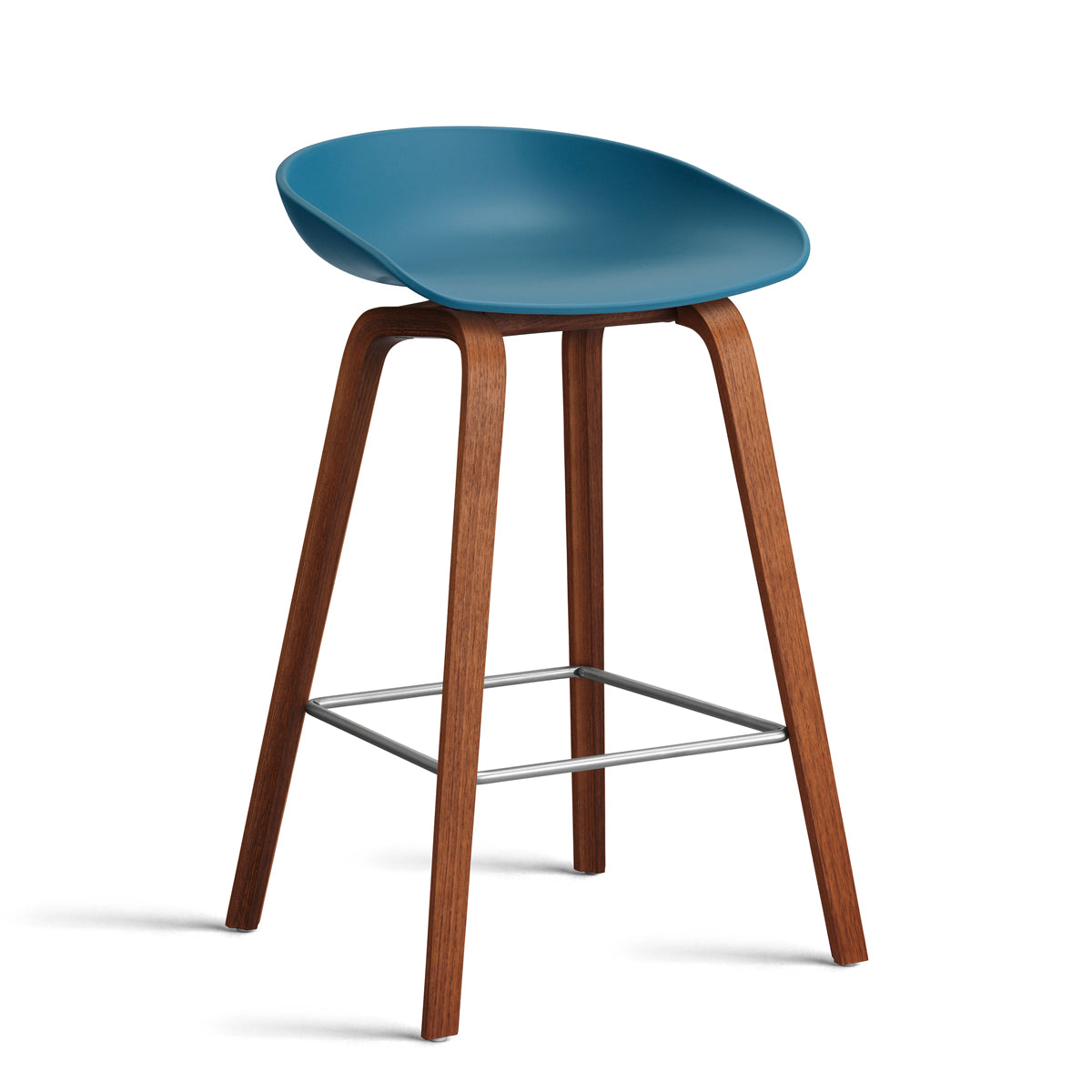 HAY About a Stool - AAS 32 Barstol - Valnød - H:65cm