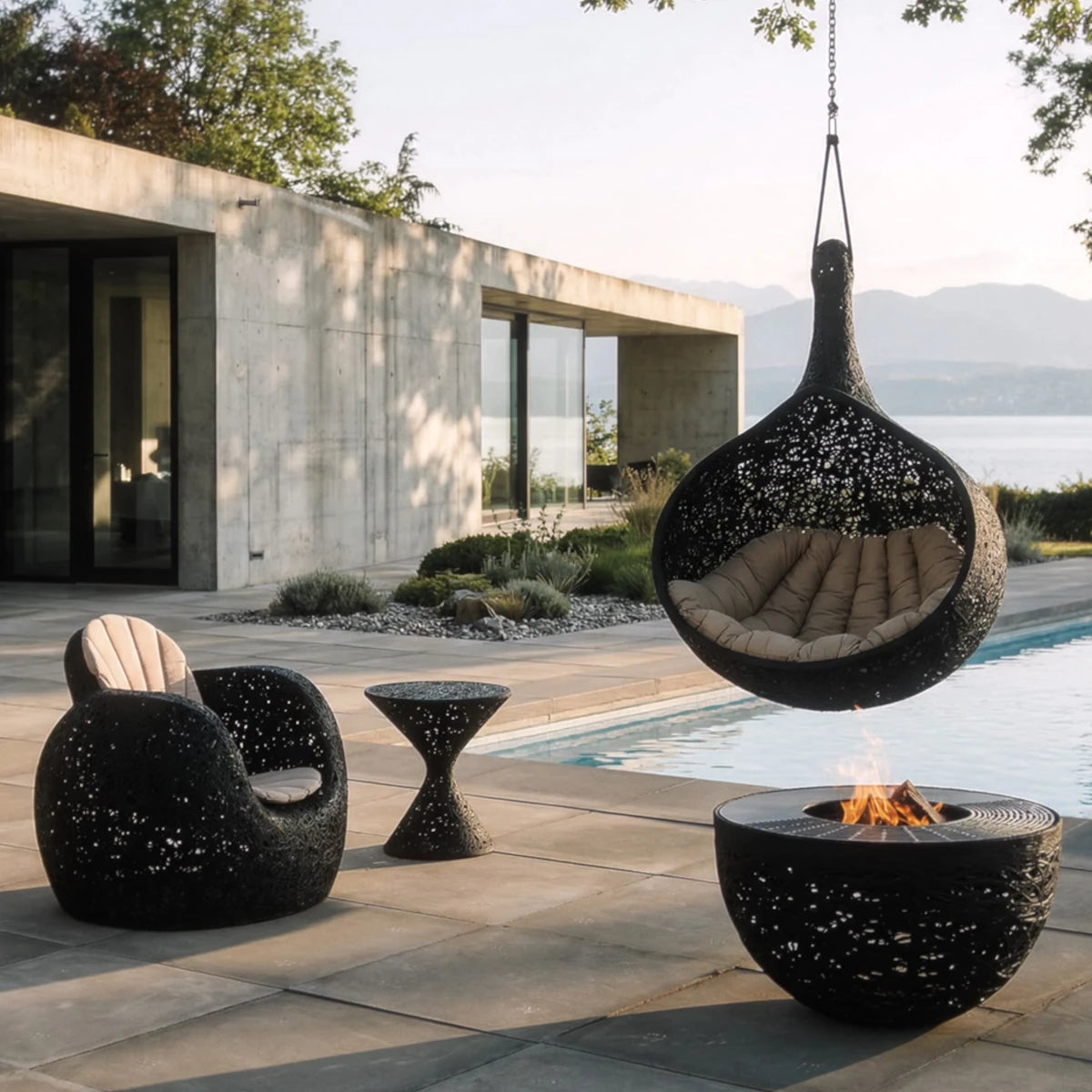 Unknown Nordic Bios Nest Hanging Lounger - Inkl. Hynde