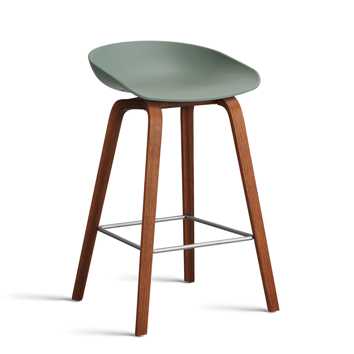 HAY About a Stool - AAS 32 Barstol - Valnød - H:65cm