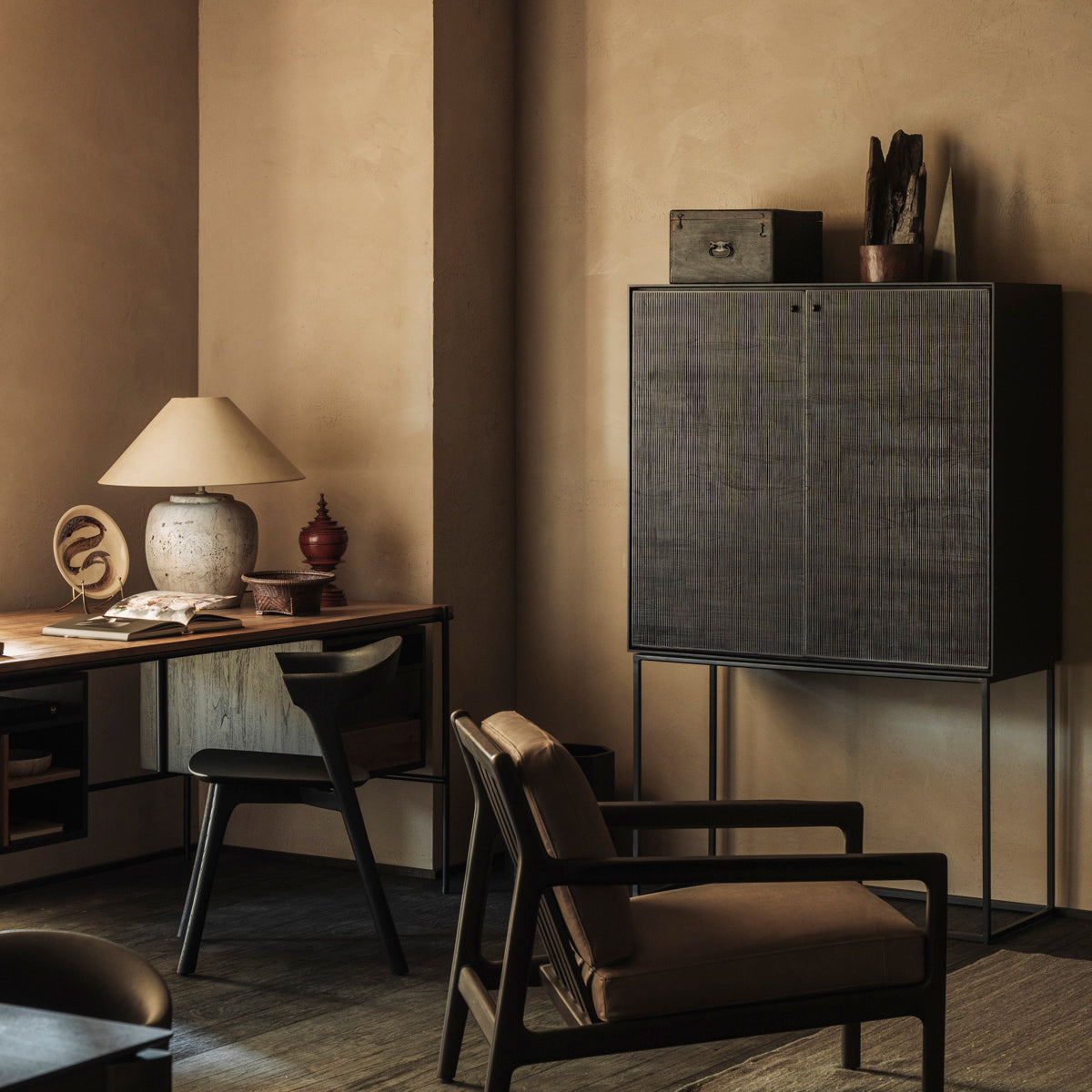 Ethnicraft Grooves Cupboard