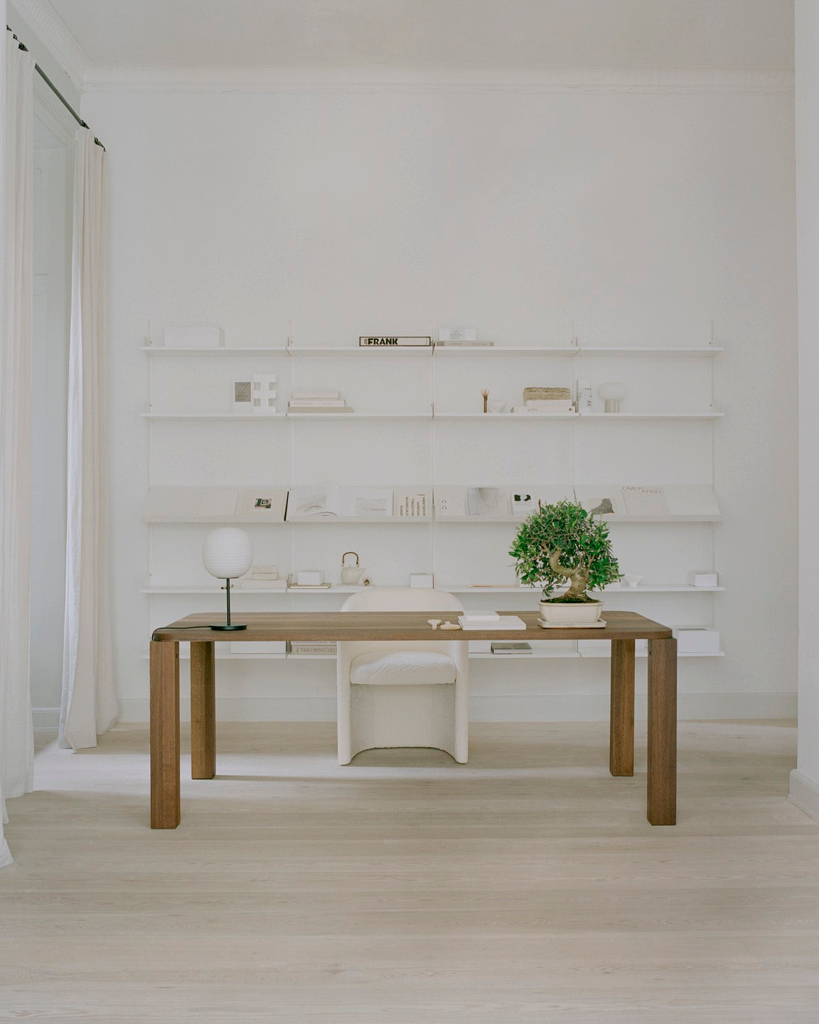 New Works Atlas Dining Table, 200x95, Fumed Oak