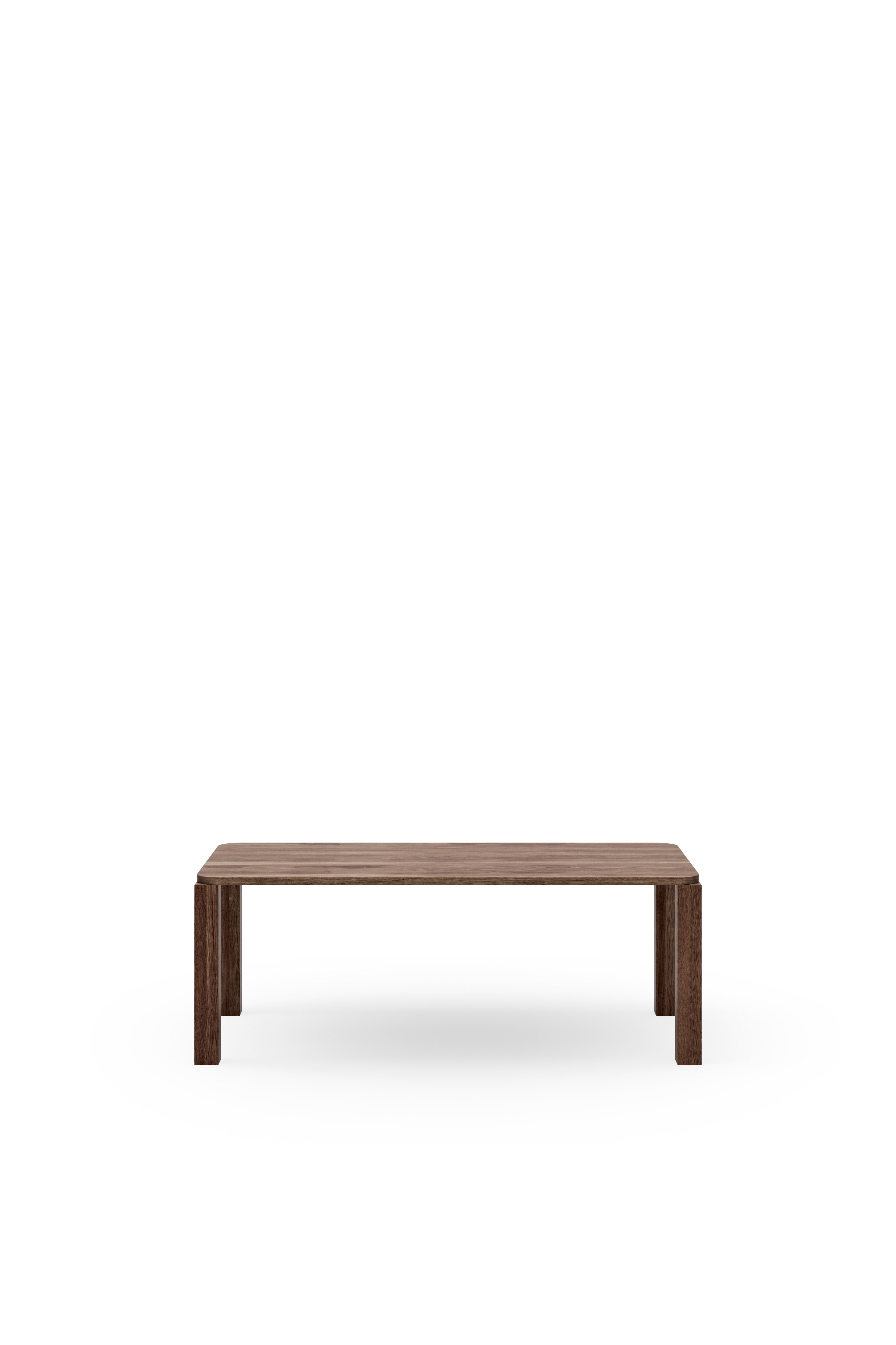 New Works Atlas Dining Table, 200x95, Fumed Oak