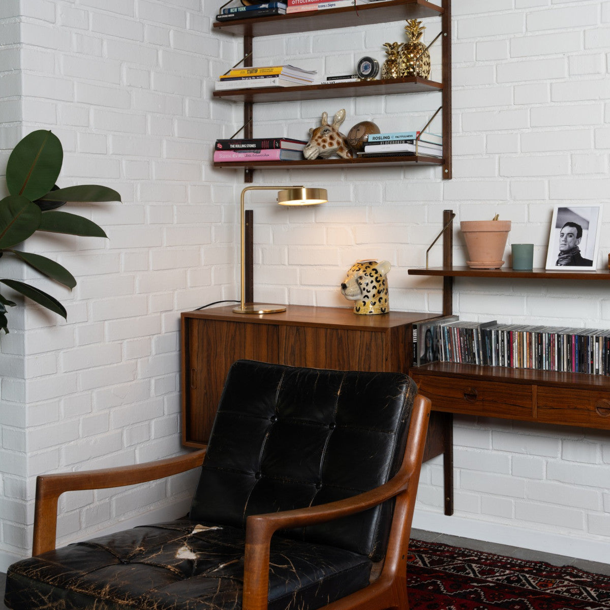 Rubn James Bordlampe - Brass