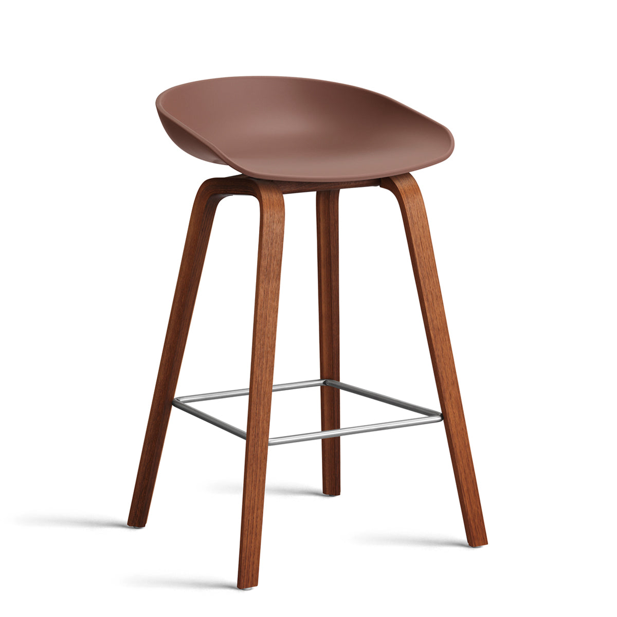 HAY About a Stool - AAS 32 Barstol - Valnød - H:65cm