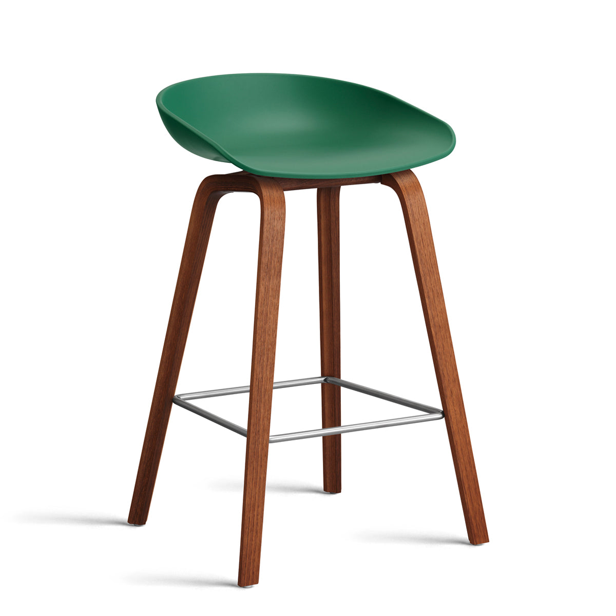 HAY About a Stool - AAS 32 Barstol - Valnød - H:65cm