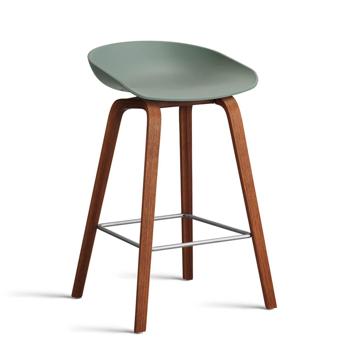 HAY About a Stool - AAS 32 Barstol - Valnød - H:65cm