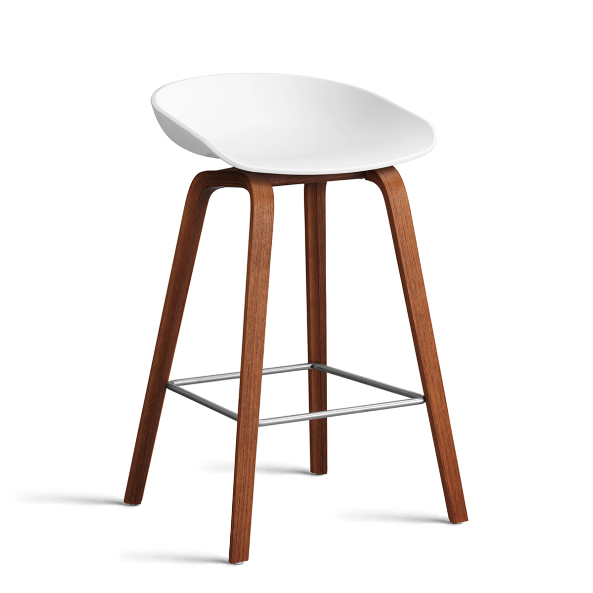 HAY About a Stool - AAS 32 Barstol - Valnød - H:65cm