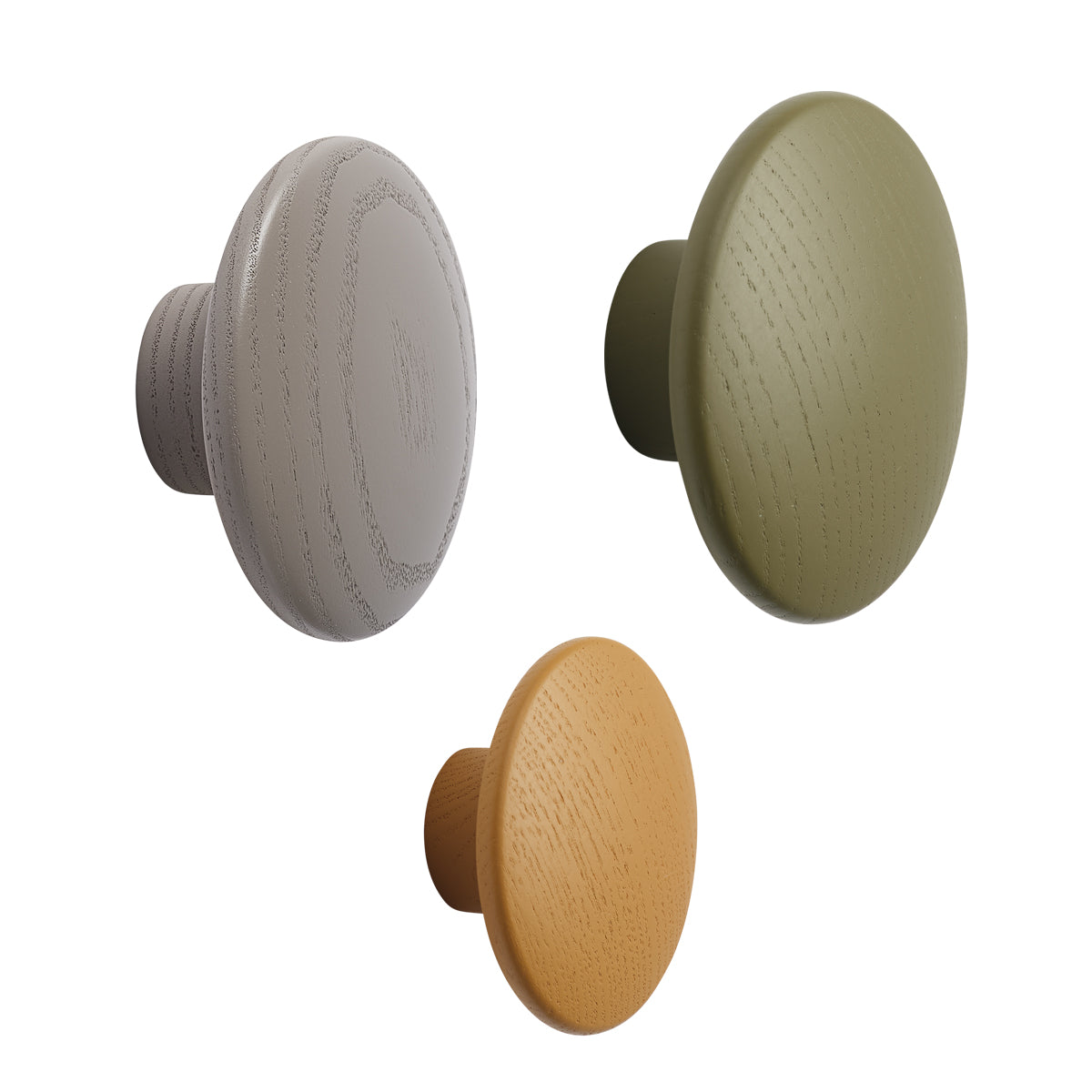 Muuto Dots - Wood - Ø6,5cm.