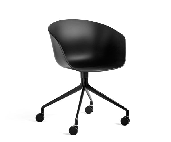 Hay About A Chair AAC24 - Med Hjul - Sort