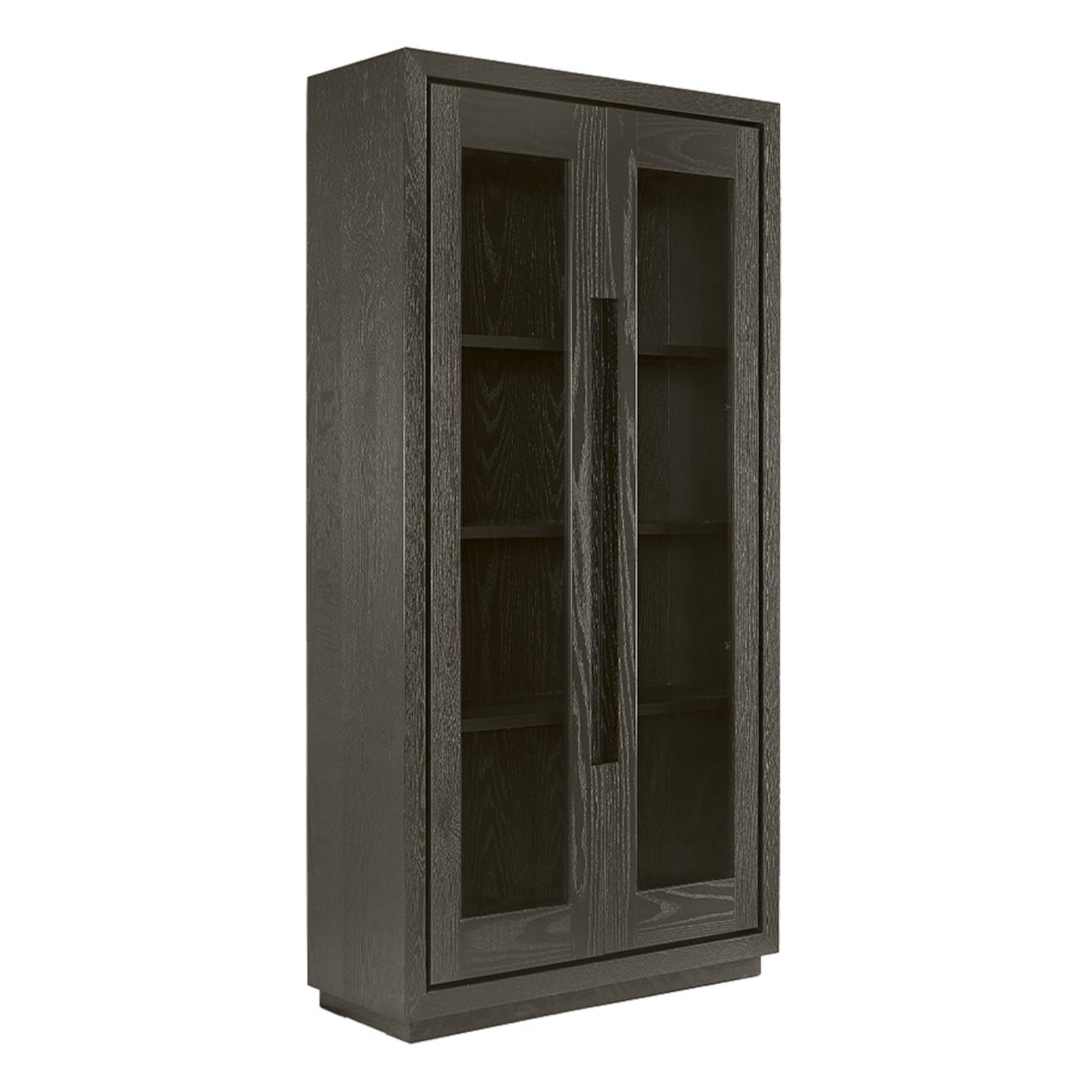 Artwood Hunter vitrineskab - 200x100x40 - dark grey