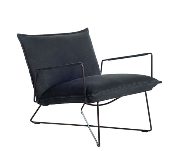 XS Low Back Lounge Armchair - Aurula Black