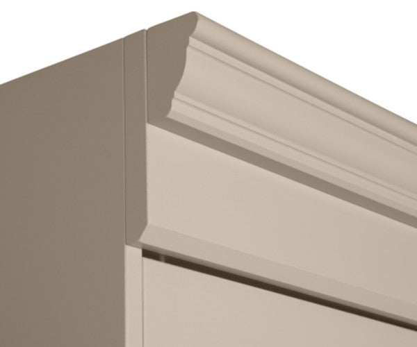 vtwonen Chow vitrineskab - 215x54x40 - dakargrau