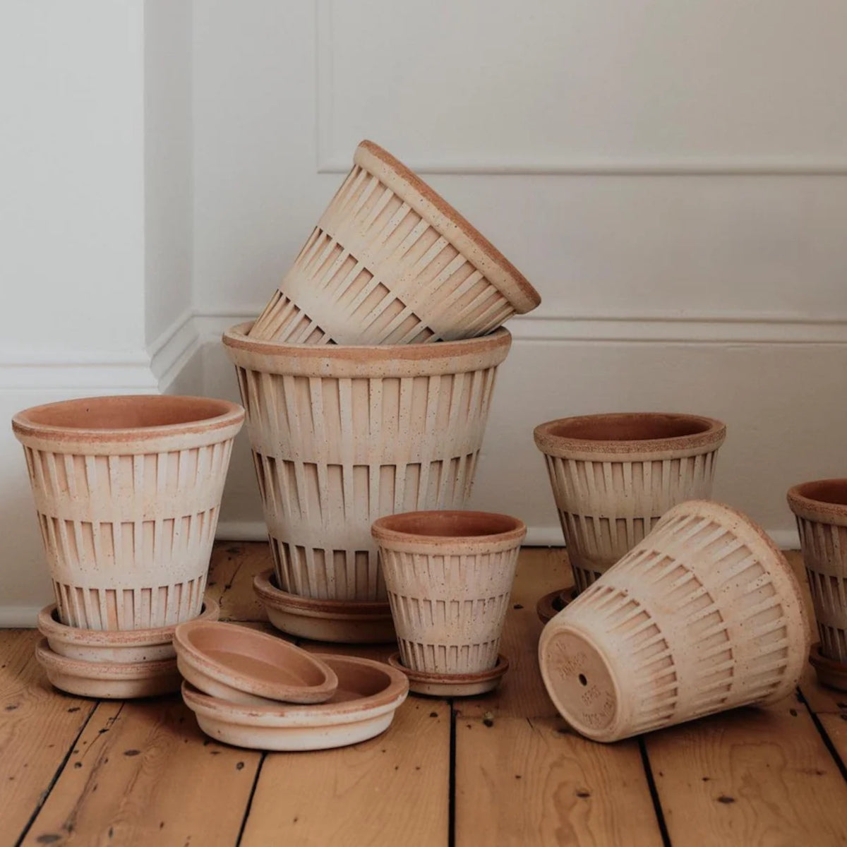 Bergs Potter Pantheon krukke - 18x20 - rosa terracotta