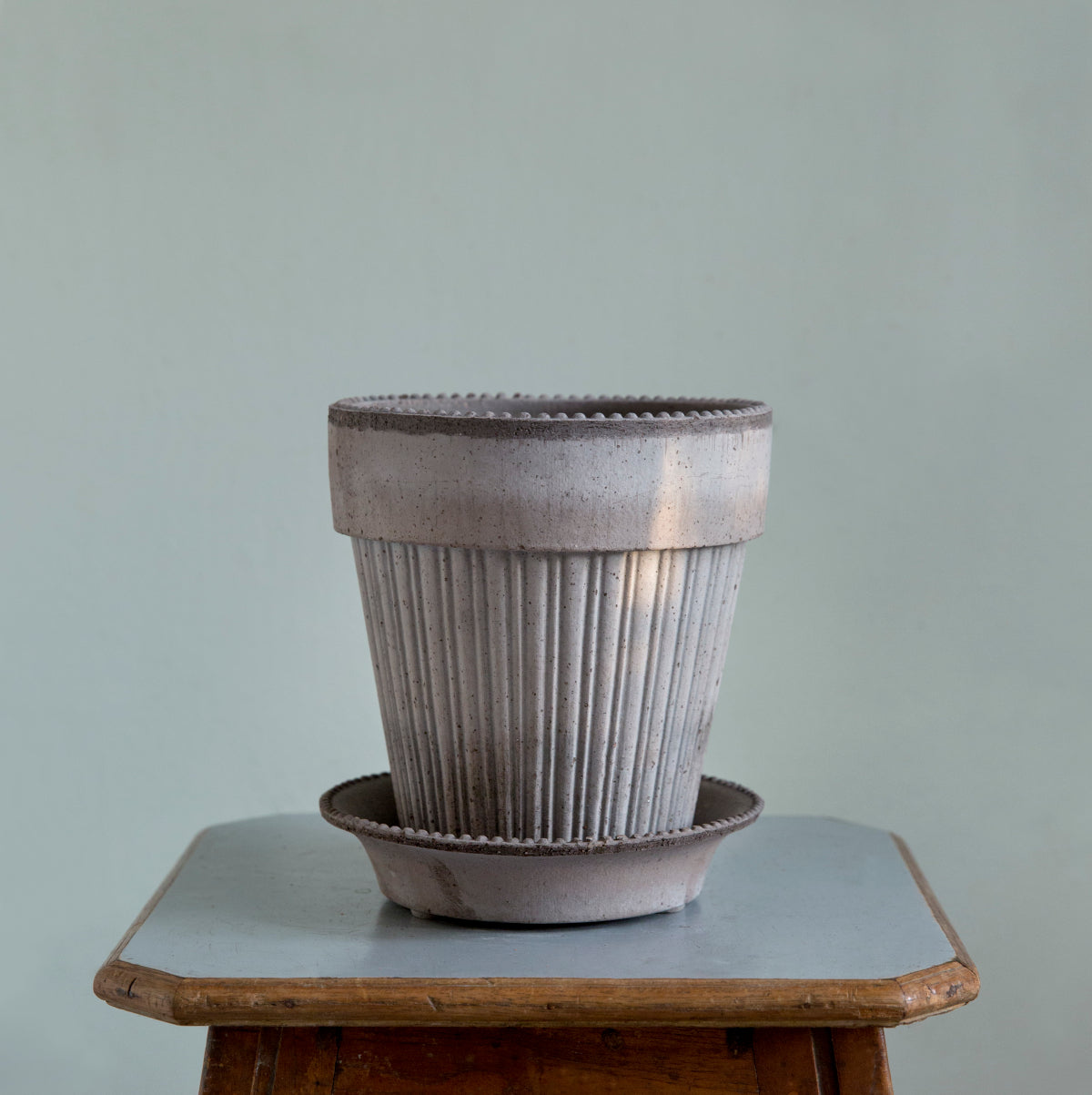 Bergs Potter Simona krukke - 12x12 - grå terracotta